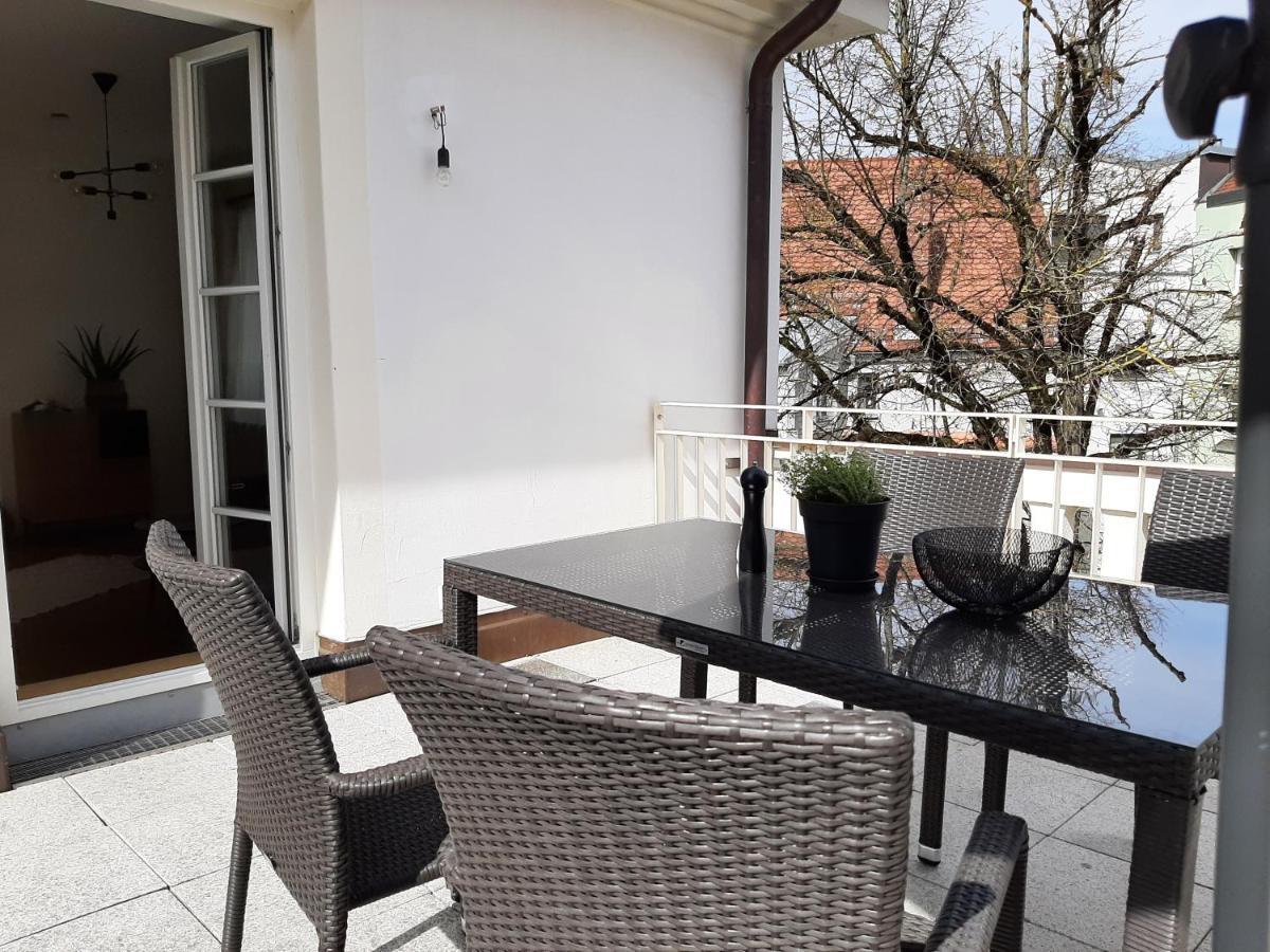 Apartment 4-6 Personen I 80Qm I Altstadt I Dachterasse I Parkplatz 스트라우빙 외부 사진